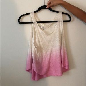 flowy ombré tank top
